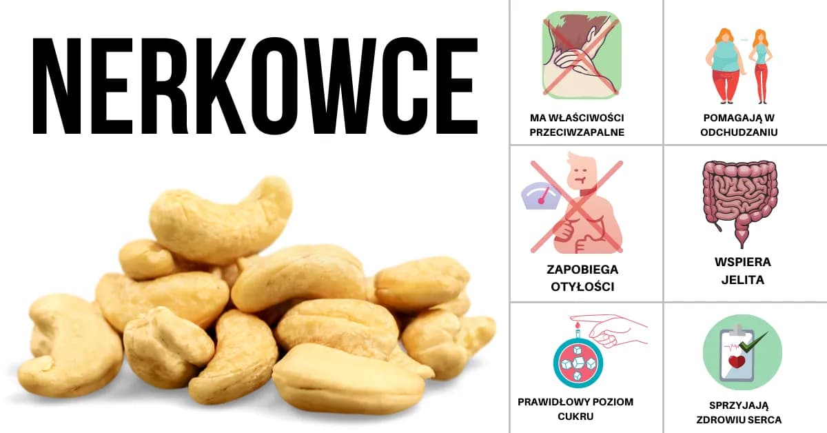Czy orzechy nerkowca są zdrowe? 8 korzyści zdrowotnych dla Twojego organizmu